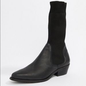 DISO Free People Merritt Western Sock Booties